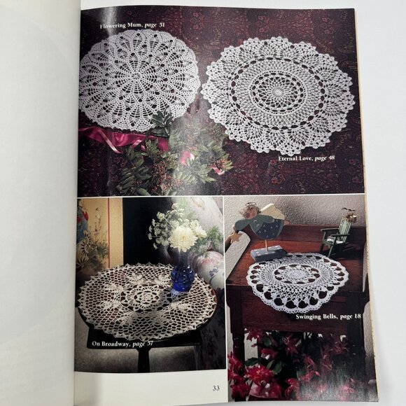 The Ultimate Doily Crochet Pattern Book 1983 American School Of Needlework - Picture 4 of 16